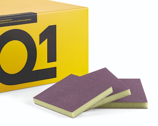 Q1 Double Sided Sanding Sponge Microfine VIOLET 98x120 (x50)
