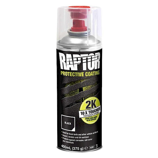 U-Pol Black Raptor Aerosol 400ml