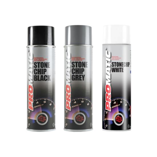 Promatic Stonechip Black Aerosol 500ml