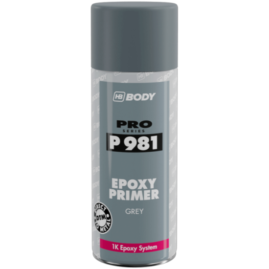 HB Body 981 1K Epoxy  Primer Grey Aerosol 400ml