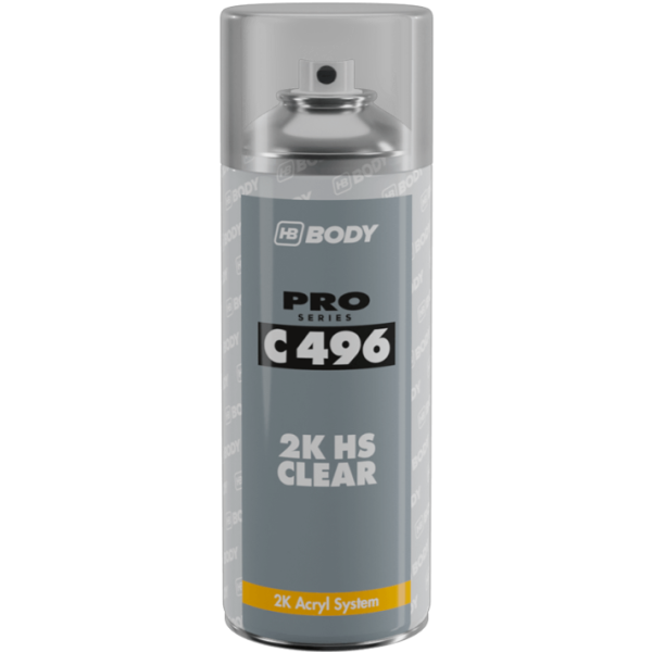HB Body 496 2K Autoclear Lacquer Aerosol 400ml