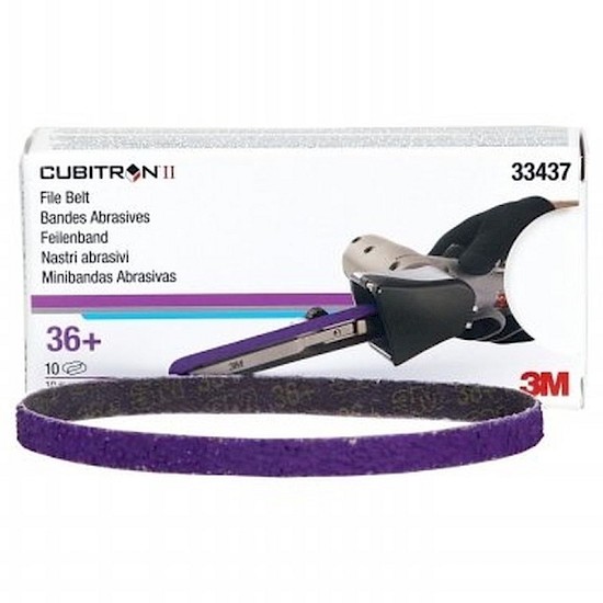 3M Cubitron II File Belt 786F 10mm x 330mm 80+ (x10) (33440)