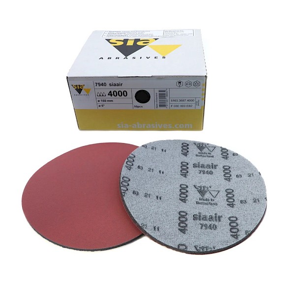 Sia 7940 SiaAir Velvet 150mm p4000 (x10)