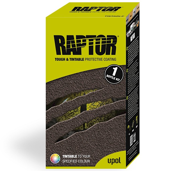 U-Pol Raptor Tintable 1L Kit (1x 750ml + 1x 240ml Hardener)