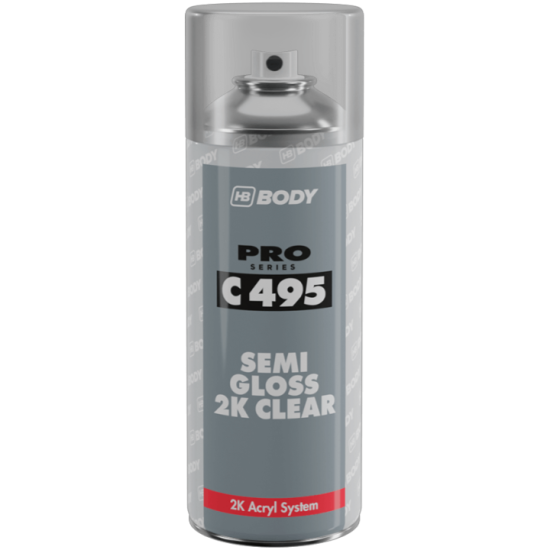 HB Body 495 2K Semi Gloss Lacquer Aerosol 400ml