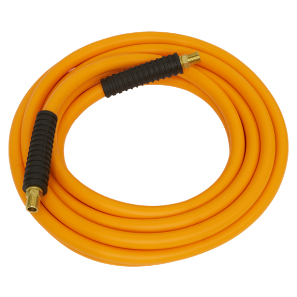 Air Hose 10m x Ø8mm Hybrid High Visibility 1/4"BSP Unions
