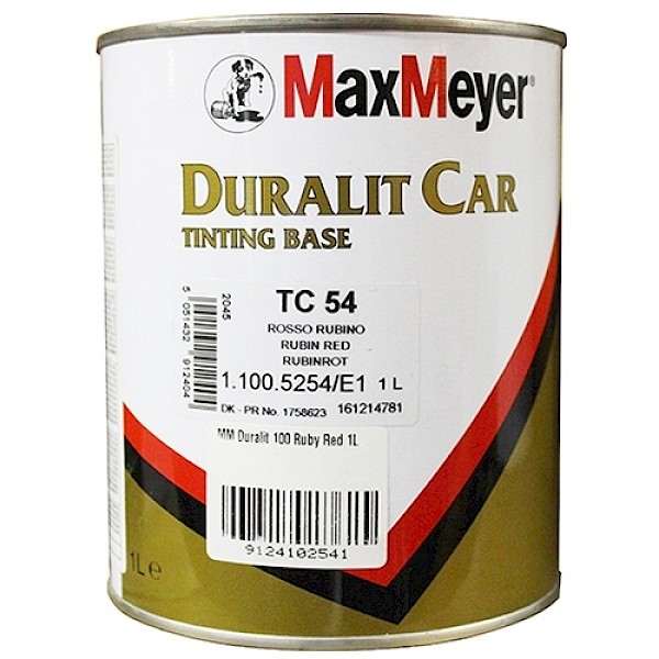 Max Meyer Duralit TC54 Ruby Red 1L