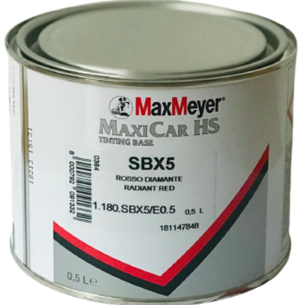 Max Meyer Maxicar SBX5 Radiant Red Xirallic 500ml