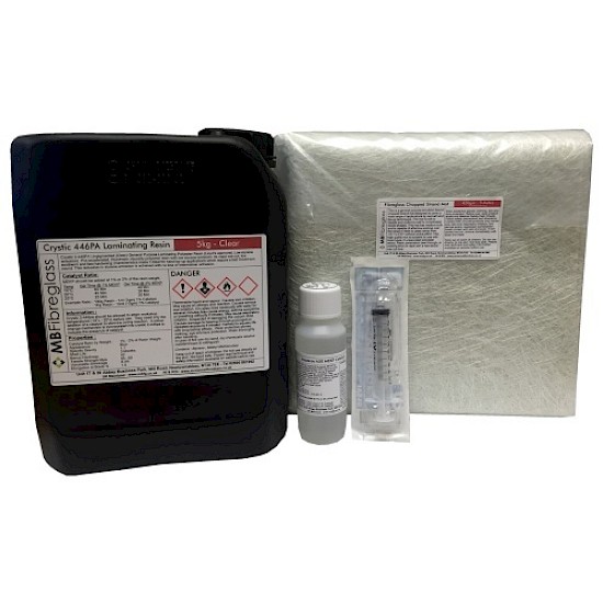 Fibreglass Repair Kit 5Kg (Resin & Matting)