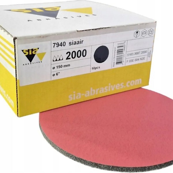 Sia 7940 SiaAir Velvet 150mm p2000 (x10)