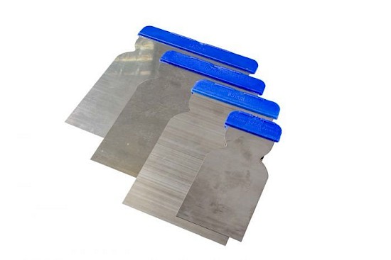 Metal Filler Spreaders Mixed Sizes (43,67,87 & 105mm)