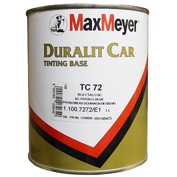 Max Meyer Duralit TC72 Reduced Phthalo Blue 1L