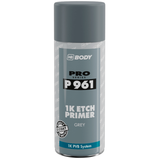 HB Body 961 1K Etch Primer Grey Aerosol 400ml