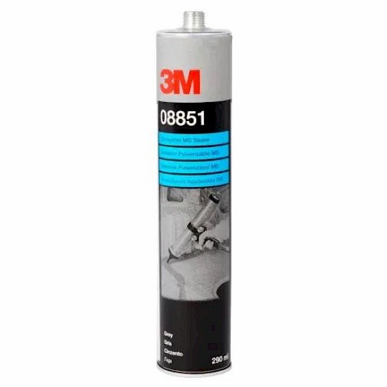 3M 1K MS Sprayable Seam Sealer Cartridge Grey 290ml (08851)