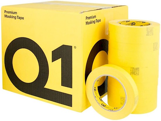 Q1 Premium Masking Tape 48mm x 50m (Box of 20)